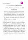 Research paper thumbnail of Some Reflections upon the True Grounds of Morality " —Catharine Trotter in Defence of John Locke