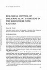 PDF) Interaction between rhizoplane bacteria and a phytopathogenic