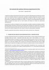 Research paper thumbnail of Une taxinomie des systèmes électoraux proportionnels de liste