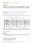 Research paper thumbnail of Response of Chironomidae to environmental disturbances in a high mountain lake in Patagonia during the last millennium – Corrigendum