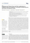 Research paper thumbnail of Mapping Local Climate Zones and Their Applications in European Urban Environments: A Systematic Literature Review and Future Development Trends