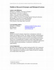 Research paper thumbnail of Multilevel Research Strategies and Biological Systems