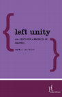 Research paper thumbnail of Left Unity: Manifesto for a Progressive Alliance