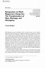 Research paper thumbnail of Symposium on Mark Regnerus’s Cheap Sex: The Transformation of Men, Marriage, and Monogamy