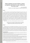 Research paper thumbnail of Práticas feministas em torno do direito ao aborto na Argentina