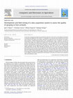 Research paper thumbnail of Development and field testing of a data acquisition system to assess the quality of spraying in fruit orchards