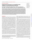 Research paper thumbnail of Engineered chemotaxis core signaling units indicate a constrained kinase-off state