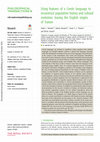 Research paper thumbnail of Using features of a Creole language to reconstruct population history and cultural evolution: tracing the English origins of Sranan