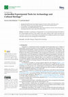 Research paper thumbnail of ArcheoBot Experimental Tools for Archaeology and Cultural Heritage