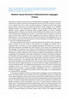 Research paper thumbnail of Relative clause in Mesoamerican Languages. Preface.