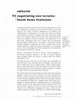 Research paper thumbnail of negotiating new terrains: South Asian feminisms