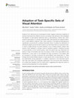 Research paper thumbnail of Adoption of Task-Specific Sets of Visual Attention