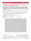 Research paper thumbnail of microRNA-7-5p inhibits melanoma cell proliferation and metastasis by suppressing RelA/NF-κB