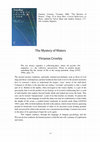 PDF) Water from the Sacred Well Further Explorations in the