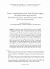 Research paper thumbnail of Escrita e comportamento social: Dom Obá II nas páginas dos jornais cariocas do século XIX