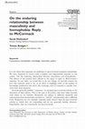 Research paper thumbnail of On the enduring relationship between masculinity and homophobia: Reply to McCormack