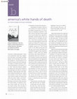 Research paper thumbnail of Bridges, Tristan and Maya Chatterjee America's White Hands of Death