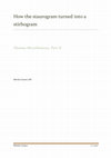Research paper thumbnail of How the staurogram turned into a stirhogram