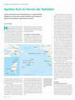 Research paper thumbnail of Apollon-Kult im Herzen der Kykladen