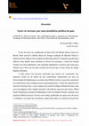 Research paper thumbnail of Fazer-se terrano: por uma metafísica política de Gaia