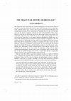 Research paper thumbnail of The Trojan war: History or bricolage?