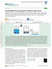 Research paper thumbnail of Ag/ZnO/PMMA Nanocomposites for Efficient Water Reuse