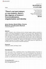 Research paper thumbnail of There's not just trainers or non-trainers, there's like degrees of trainers': Commoditisation, singularisation and identity