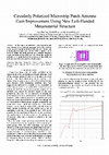 Research paper thumbnail of Circularly polarized microstrip patch antenna gain improvement using new left-handed metamaterial structure