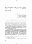Research paper thumbnail of Development of Indian Trading Community in Astrakhan in Context of Russian-Indian Relationship (1725–1800)