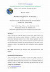 PDF) Nutraceutical, Nutrition Supplements and Human Health