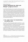 Research paper thumbnail of Cusanus’ Metaphysik des „Mehr oder Weniger“ („magis aut minus“)