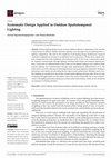 Research paper thumbnail of Systematic Design Applied in Outdoor Spatiotemporal Lighting
