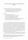 Research paper thumbnail of The history of the phenomenological movement