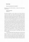 Research paper thumbnail of De quoi le zoocentrisme est-il le symptôme?