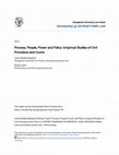 Research paper thumbnail of Process, People, Power and Policy: Empirical Studies of Civil Procedure and Courts