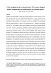 Research paper thumbnail of Fluffy metaphors of an overheated debate: Why climate change is neither communicated nor understood as an existential threat? (preprint)