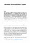 Research paper thumbnail of The Pragmatic Functions of Metaphorical Language