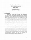 Research paper thumbnail of Dasar-Dasar Filsafat Modern: Teori Filsafat Kebudayaan dalam Sastra