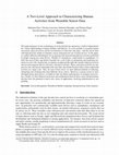 Research paper thumbnail of A Two-Level Approach to Characterizing Human Activities from Wearable Sensor Data