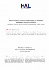 Research paper thumbnail of Visuo-auditory sensory substitution for mobility assistance: testing TheVIBE