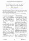 Research paper thumbnail of Matlab GUI application for teaching control systems