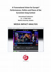 Research paper thumbnail of Eurovision 2013 in Malmö: Media Impact Analysis of an Academic Conference
