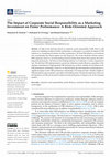 Research paper thumbnail of The Impact of Corporate Social Responsibility as a Marketing Investment on Firms’ Performance: A Risk-Oriented Approach