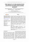 Research paper thumbnail of The impact of IFRS mandatory adoption on KPIs disclosure quality