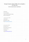 Research paper thumbnail of The impact of mandatory adoption of XBRL on firm’s stock liquidity: a cross-country study