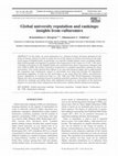 Research paper thumbnail of Global university reputation and rankings: insights from culturomics