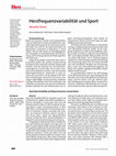 Research paper thumbnail of Herzfrequenzvariabilität und Sport : Aktueller stand