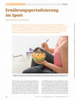 Research paper thumbnail of Ernährungsperiodisierung im Sport