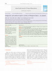 Research paper thumbnail of Antipyretic and antinociceptive activity of Diospyros lotus L. in animals