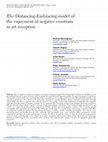 Research paper thumbnail of The Distancing–Embracing model of the enjoyment of negative emotions in art reception